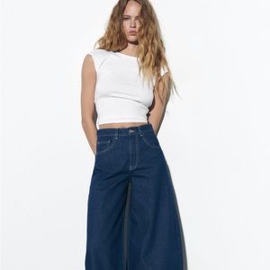 Zara Knotted Open Back T-Shirt